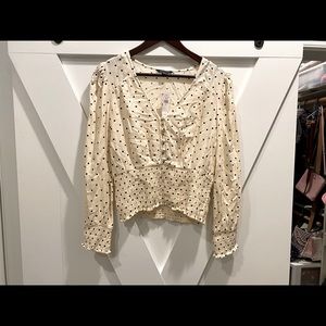 AE cropped blouse